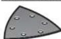 BOSCH PMF 10 8 Li 1 - Schleifblatt Material Anwendung Körnung - 1
