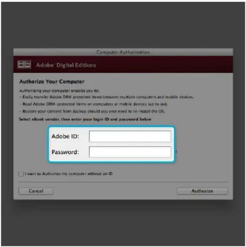 KOBO Aura H2O (edition 2) - Autoriser votre ordinateur à utiliser Adobe Digital Editions - 1