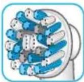 ORAL-B Smart 6 6200W - Cabeça Oral-B CrossAction - 1