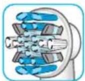 ORAL-B Smart 6 6200W - Oral-B FlossAction opzetborstel - 1
