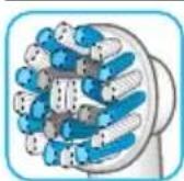 ORAL-B Smart 6 6200W - Oral-B CrossAction brush head - 1
