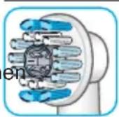 ORAL-B Smart 6 6200W - Oral-B 3D White børstehoved/børstehode - 1