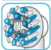 ORAL-B Smart 6 6200W - Oral-B CrossAction opzetborstel - 1