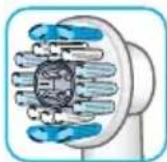ORAL-B Smart 6 6200W - Testina Oral-B 3D White - 1