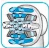 ORAL-B Smart 6 6200W - Cabeça Oral-B FlossAction - 1