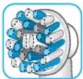 ORAL-B Smart 6 6200W - Cabezal de cepillo Oral-B CrossAction - 1