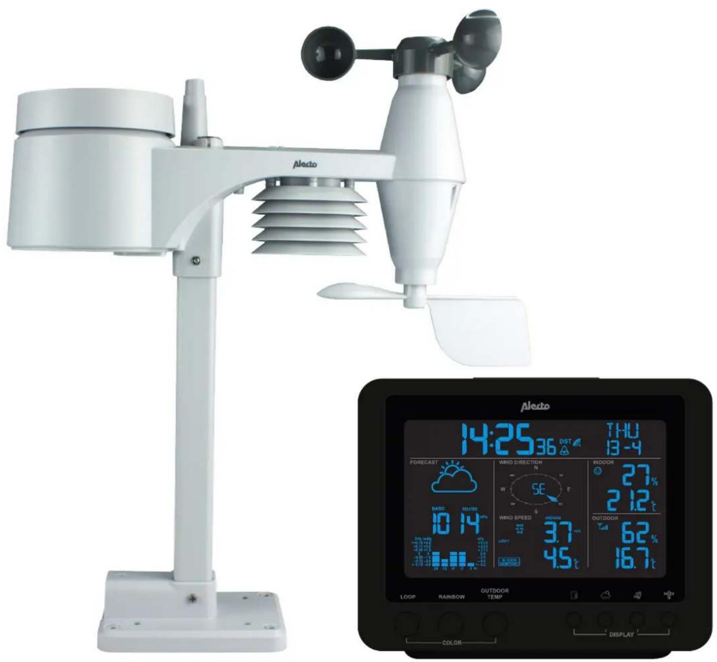 ALECTO WS5300 - Gebruiksaanwijzing Guide de L'utilisateur Bedienungsanleitung User Manual - 1