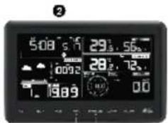 ALECTO WS5500 - Weerstation registreren: - 2
