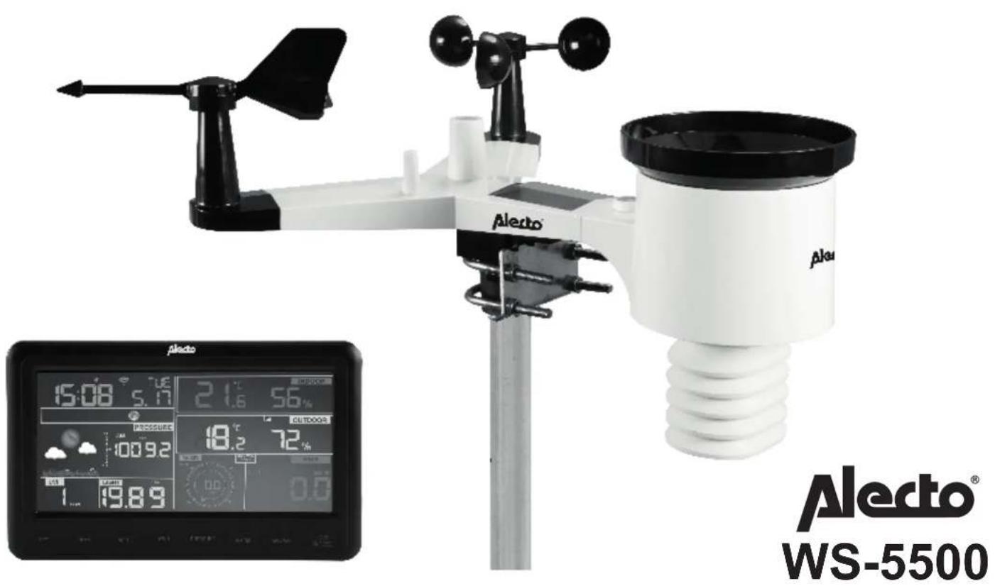 ALECTO WS5500 - MODE D'EMPLOI USER MANUAL - 1