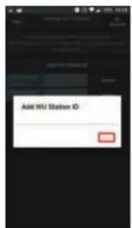 ALECTO WS5500 - To add a device to Weather Underground ID - 3