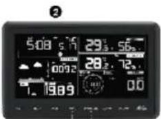 ALECTO WS5500 - To register your weather station: - 3