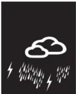 ALECTO WS1650 - TO ADJUST THE WEATHER ICONS: - 2