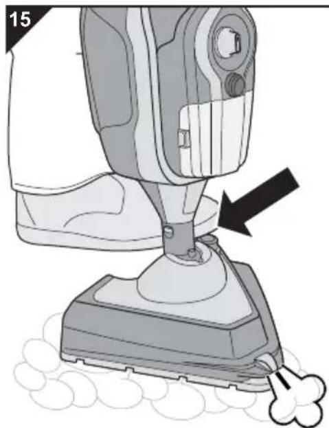 DIRT DEVIL Aqua Clean DD302 - Usare il boost vapore - 1