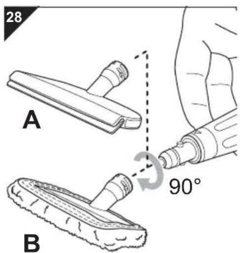 DIRT DEVIL Aqua Clean DD302 - Using special nozzles - 3