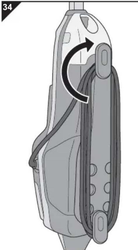 DIRT DEVIL Aqua Clean DD302 - Winding up the power cord - 1