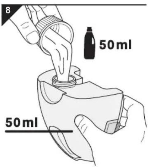DIRT DEVIL Aqua Clean DD302 - Filling the detergent tank - 2