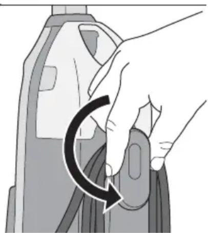 DIRT DEVIL Aqua Clean DD302 - Dérouler rapidement le cordon d'alimentation - 1