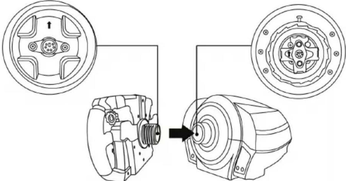 THRUSTMASTER Ferrari F1 Wheel AddOn - INSTALLATION DE LA ROUE SUR SA BASE - 1