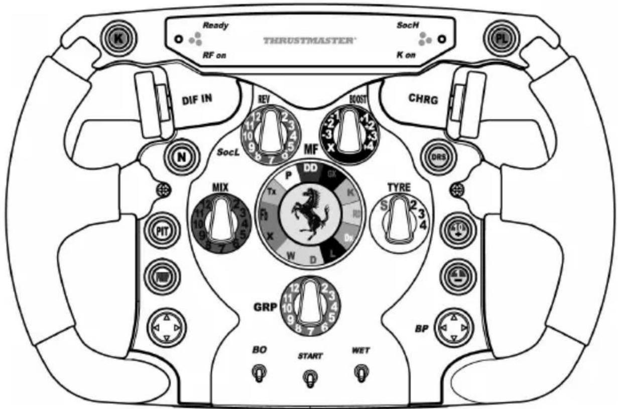 THRUSTMASTER Ferrari F1 Wheel AddOn - Ferrari F1 Wheel Add-On - 1