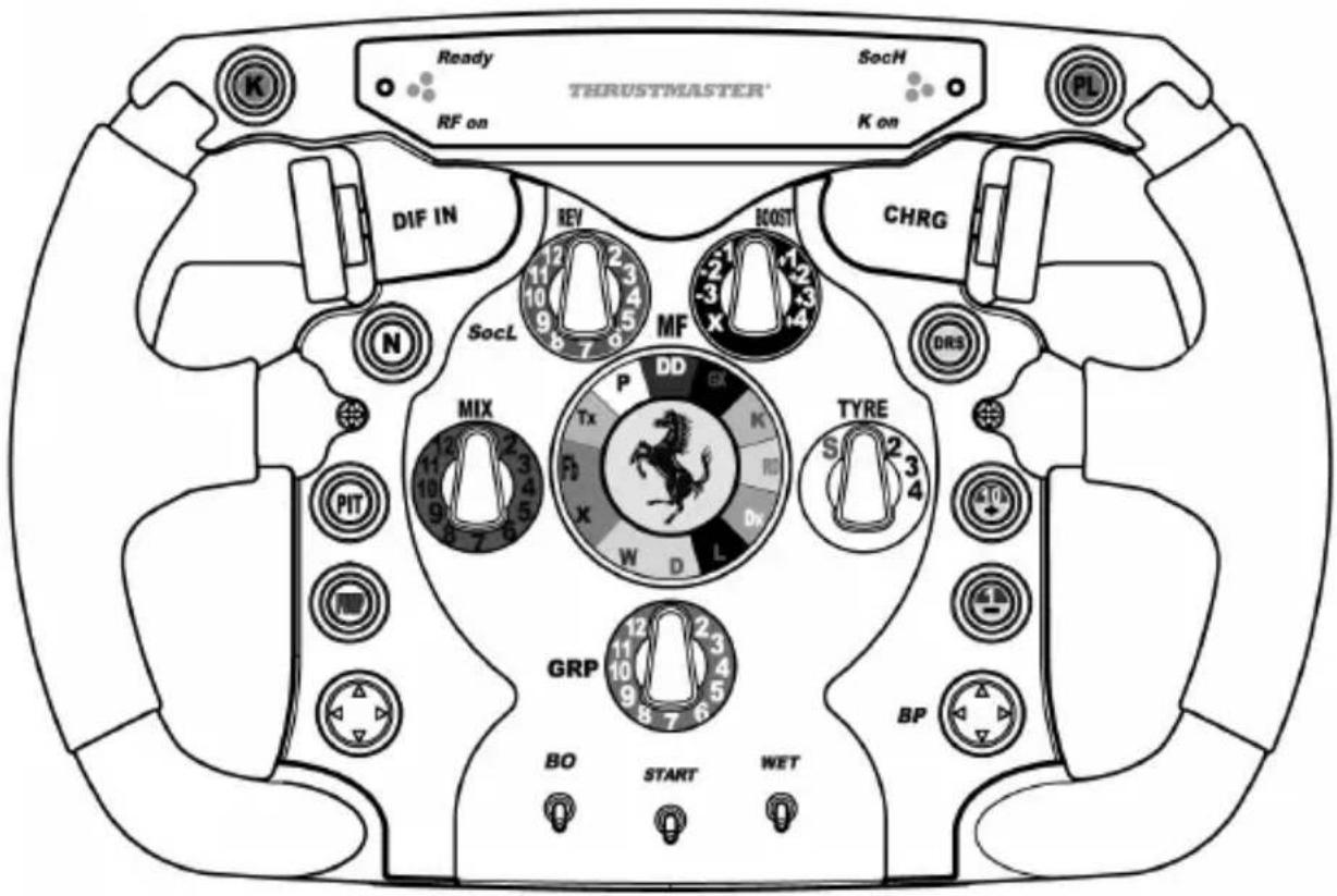 THRUSTMASTER Ferrari F1 Wheel AddOn - Ferrari F1 Wheel Add-On - 1