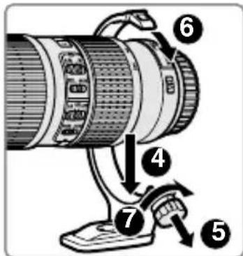 NIKON AFS Nikkor 70200mm f4G ED VR - 取付方 - 1