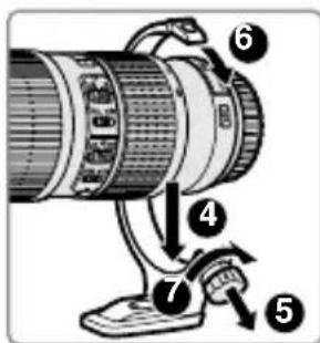 NIKON AFS Nikkor 70200mm f4G ED VR - Montering av stativmonteringsringen - 2