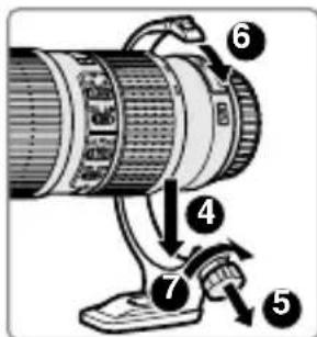 NIKON AFS Nikkor 70200mm f4G ED VR - Ataşa colierului pentru trepied - 2