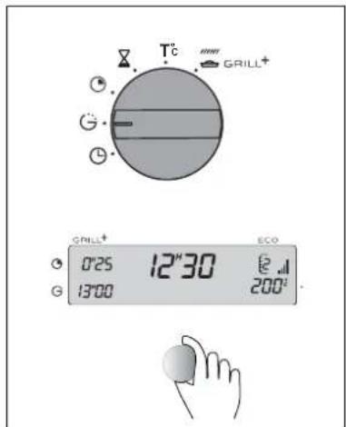 NOVY D 2232 - b) Comment faire une cuisson différée avec une durée définie? (heure de fin可以选择) - 1
