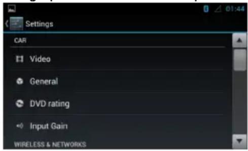 Rydeen DVA6 - System settings - 1