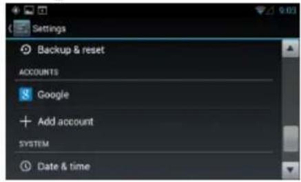 Rydeen DVA6 - Eliminar cuenta Gmail - 1