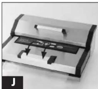 Solis Vac Professional 572 - METTERE SOTTOVUOTO UN SACCHETTO E SIGILLARLO AUTOMATICAMENTE: FUNZIONE VACUUM & SEAL (B) - 2