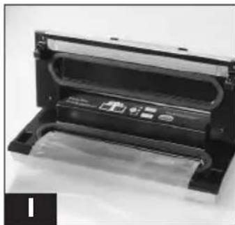 Solis Vac Professional 572 - AUTOMATISCHES VAKUUMIEREN UND VERSCHWEISSEN EINES BEUTELS: FUNKTION VACUUM & SEAL (B) - 1