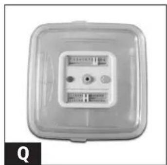 Solis Vac Professional 572 - Conditionnement sous vide de recipients SOLIS sans régulateur sur le couvercle (voir figure Q) - 1