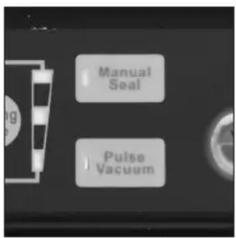 Solis Vac Professional 572 - HANDMATIG VACUMEREN EN SEALEN VAN EEN ZAK: FUNC TIE PULSE VACUUM (C) EN MANUAL SEAL (D) - 1