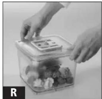 Solis Vac Professional 572 - Vacuuming SOLIS containers without twist-knob on the lid (fig. Q) - 2