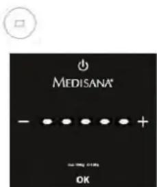 MEDISANA TargetScale 3 - B) Impostare i propri dati personali sulla bilancia / Misurazione del peso con funzione di analisi - 3