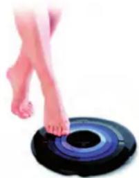 MEDISANA TargetScale 3 - Antes deponer en service la basca,deferare retirar la tira aislante del compartmento de pila en la parte inferior del aparato. - 1