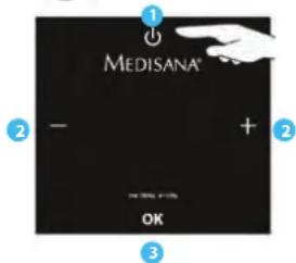 MEDISANA TargetScale 3 - B) Eiaywn npoownikwv 860evwv otn yapiia / Mtpnon Bapouc me leitoupyia avaluong - 2