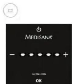 MEDISANA TargetScale 3 - B) Ajuste dos dados pessoas na balança / Pesagem com funcção de analise - 3