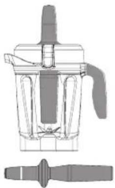 Vitamix Explorian E310 - Diğer Vitamix Hazneleri ve İtme Çubukları - 1