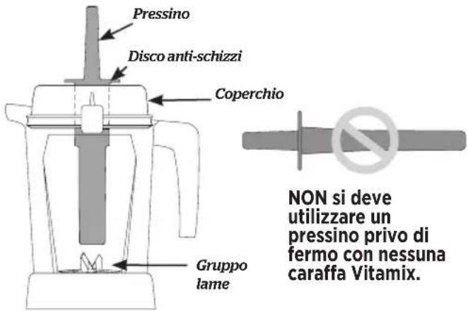 Vitamix Explorian E310 - Come scegliere il pressino da utilizzare con il contenitore in uso - 1