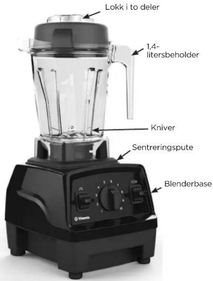Vitamix Explorian E310 - Tips for å hindre «overbelastning» av blenderen: - 1