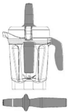Vitamix Explorian E310 - AUTRES RÉCIPIENTS ET PILONS VITAMIX - 1