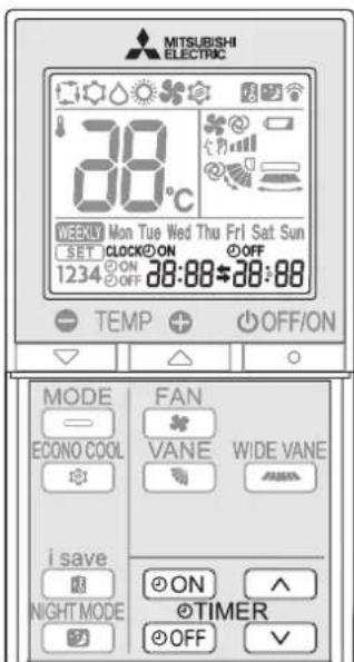 MITSUBISHI MSZAP25VGE1 - TIMER-BETRIEB (ON/OFF-TIMER) - 1