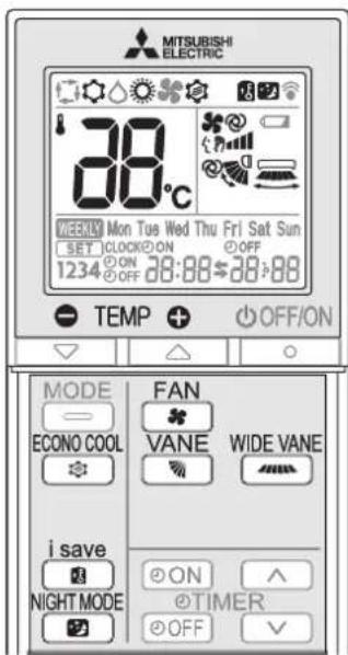 MITSUBISHI MSZAP25VGE1 - TRYBI-SAVE - 1