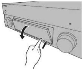 YAMAHA RXA2080 - Abrir fecharapota do paine frontal - 1