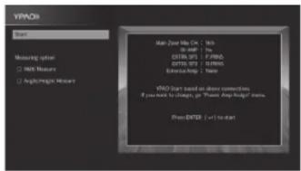 YAMAHA RXA2080 - Posicao o microfone YPAO na sua posicao de audiacao e connecte-o ao conector YPAO MIC no painei frontal. - 1