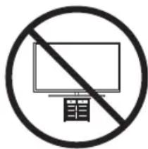 SAMSUNG QE55Q85RAT - Sikkerhedsforanstaltninger: Sādan fastgör du tv'et til væggen, södet\ ikke falder ned - 1