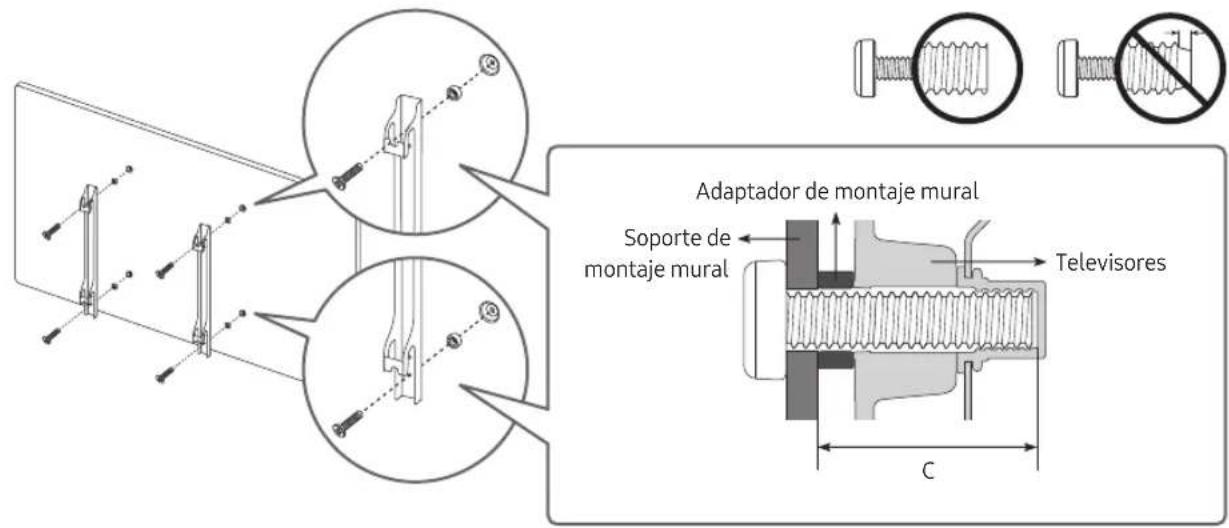 SAMSUNG QE55Q85RAT - Instalación del televisor en una pared - 2