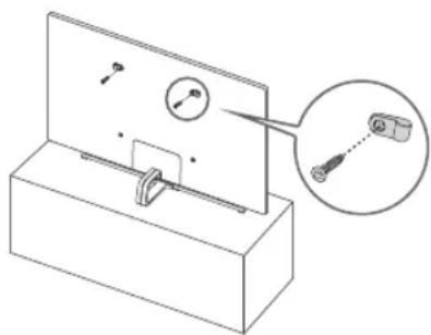 SAMSUNG QE55Q85RAT - Verwendend des Kippschutzes - 1